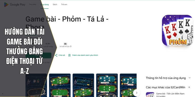 Tải game bài đổi thưởng bằng điện thoại